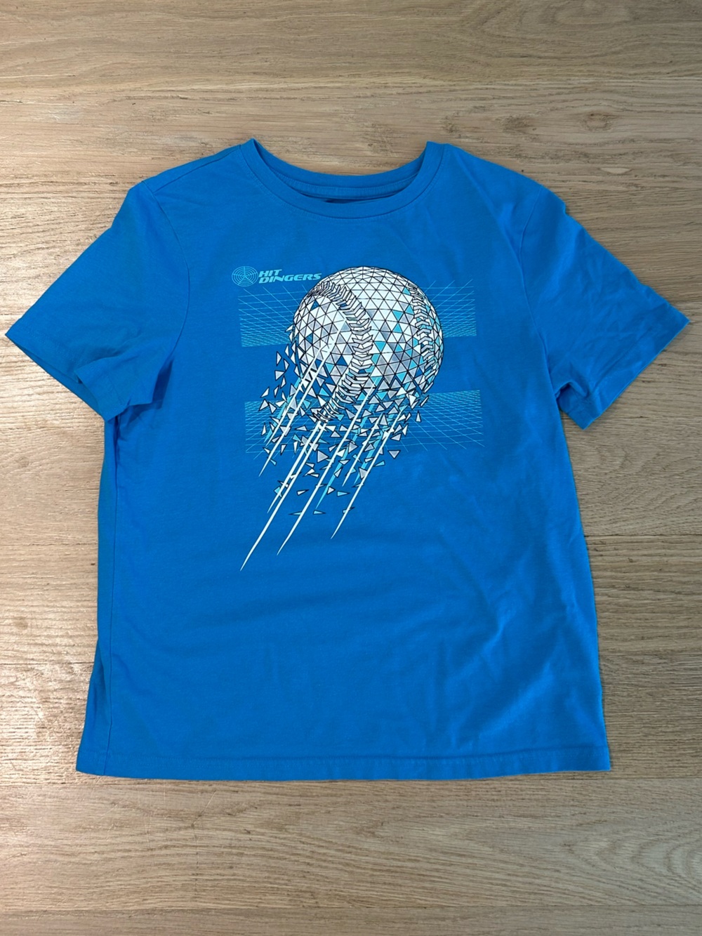 tek gear Bright Blue Short-Sleeve Tee with Baseball Graphic